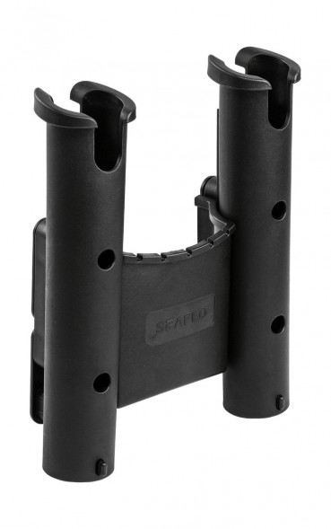 Держатель спиннинга 2 стакана черный, SeaFlo (упаковка из 20 шт.)