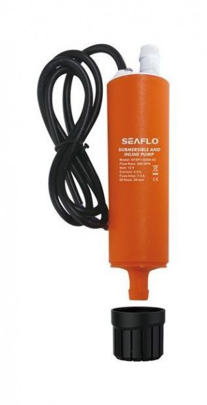 Погружной насос с крокодилами SeaFlo, 31.5л/мин, 4.5А, 12 В