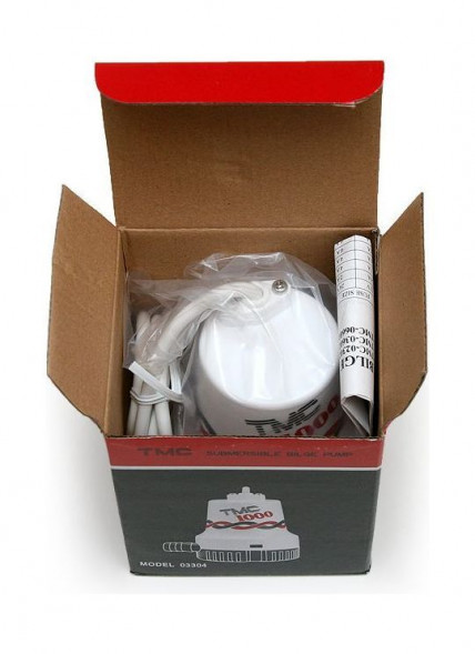 Помпа осушительная, 24 В, 1000GPH (3785 л/ч)