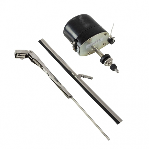 Электропривод стеклоочистителя 12 В с щеткой 280мм (11") черный