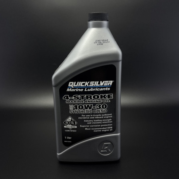 Масло QUICKSILVER полусинтетическое 10W30, 1 л