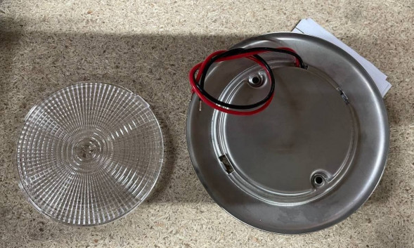 Светильник каютный светодиодный, нержавеющий корпус