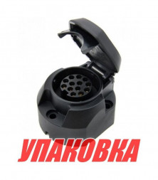 Розетка для прицепа, пластиковая, 13 контактов (упаковка из 10 шт.)