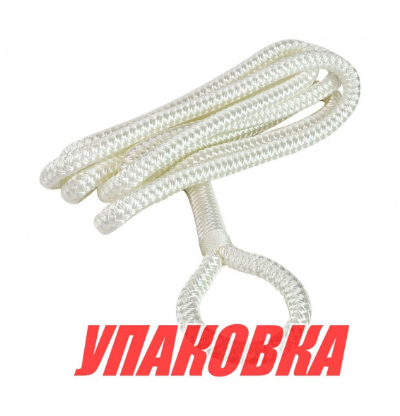 Веревка для кранца с огонами d8 мм, L1.5 м, белый (упаковка из 10 шт.)