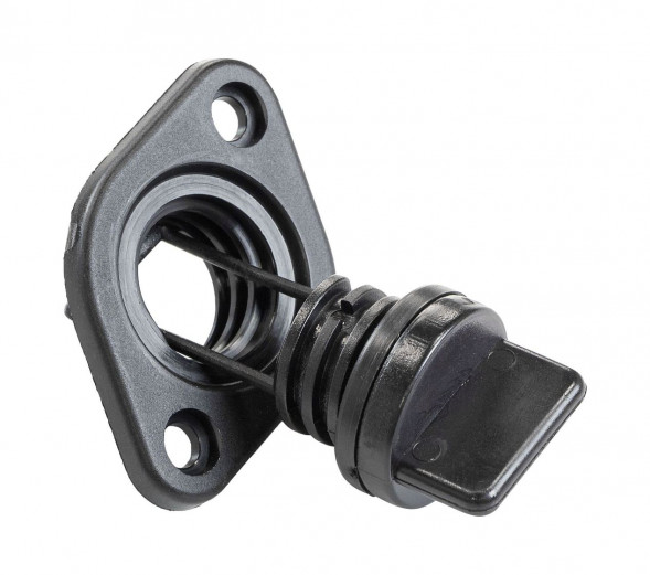 Шпигат пластиковый с резьбовой пробкой 19 мм