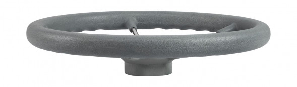 Рулевое колесо RIVA RSL обод серый, спицы серебряные д. 360 мм