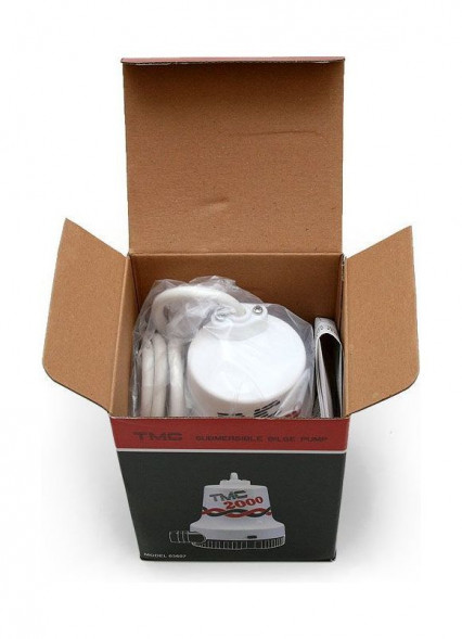 Помпа осушительная, 12 В, 2000GPH (7570 л/ч)