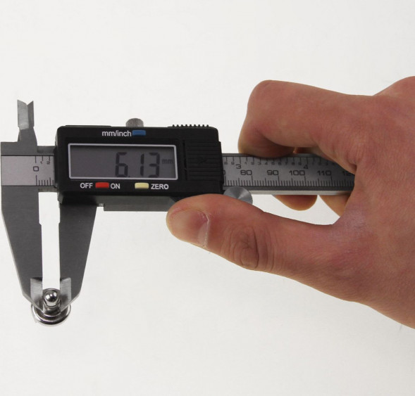 Ответная часть DOT для тентовой застежки с лапками, никелированная латунь