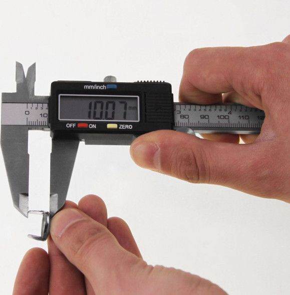 Ответная часть DOT для тентовой застежки с лапками, никелированная латунь