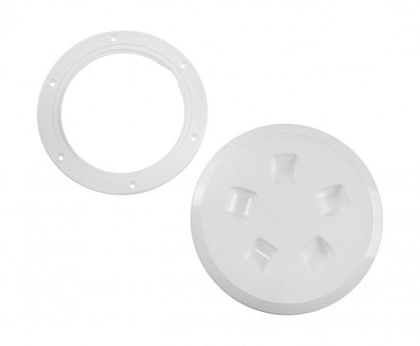 Лючок палубный 130 мм, белый