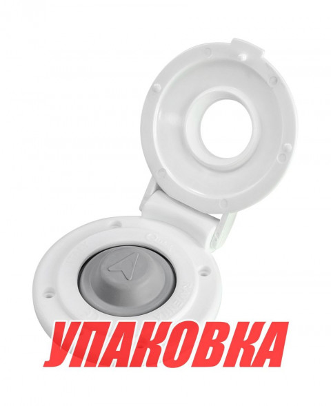 Кнопка управления якорной лебедкой Quick, палубная, Down, белый (упаковка из 8 шт.)