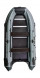 Надувная лодка ПВХ, RiverBoats RB 410, AL, черно-серый