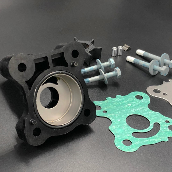 Ремкомплект помпы охлаждения Honda BF15-20D (с корпусом) (06193-ZY1-010; 06193-ZY1-020) (Honda)