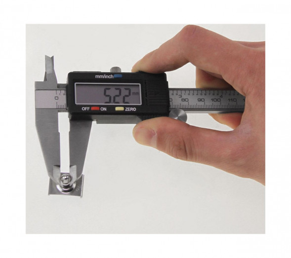 Ответная часть DOT для тентовой застежки на клипсе, никелированная латунь