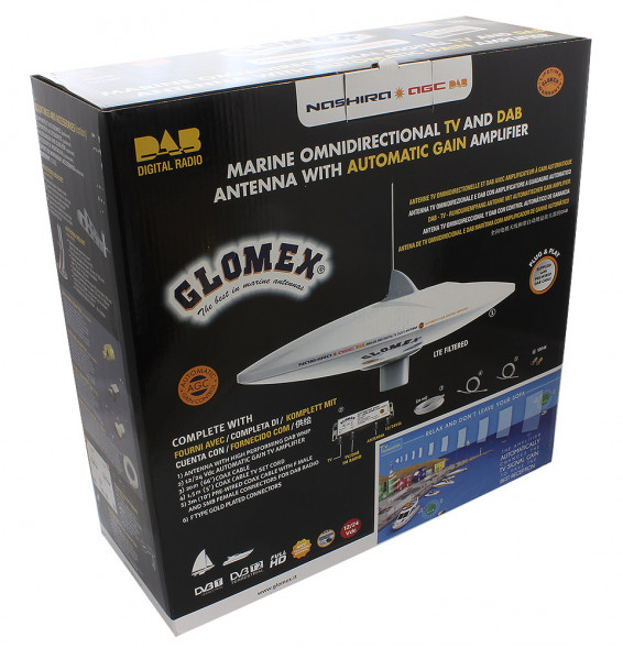 TV/AM/FM антенна Glomex Nashira