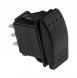 Переключатель трехпозиционный (ON)-OFF-(ON) 12 В/20А 6Р без фиксации