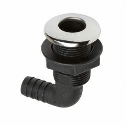 Шпигат водосброса угловой под шланг 25 мм