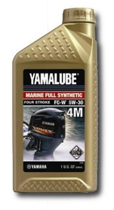 Синтетическое масло Yamalube 4M SAE 5W-30,  для 4Т ПЛМ, 1л