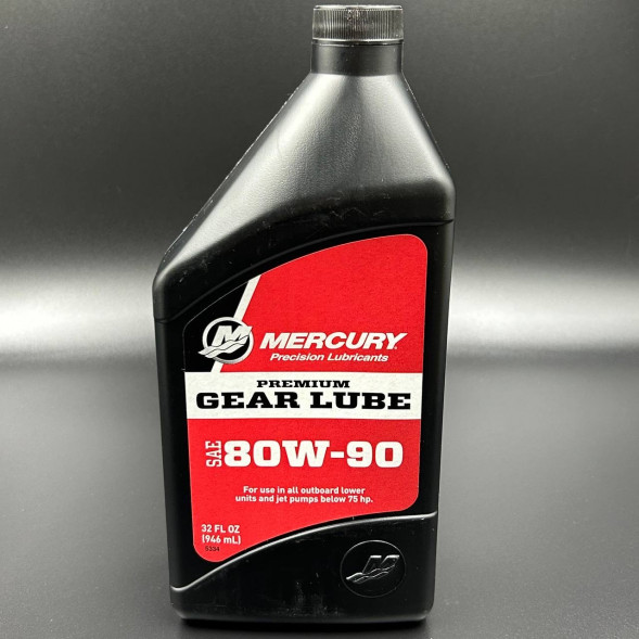 Масло редукторное SAE 80W90  MERCURY, 0,946 л