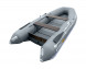 Надувная лодка ПВХ, SOLAR-380 К (Оптима), серый