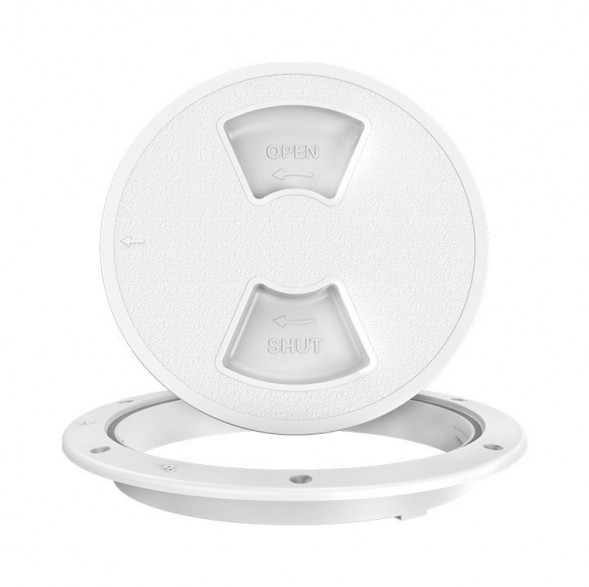 Лючок палубный 8&#039;&#039;, белый, SeaFlo