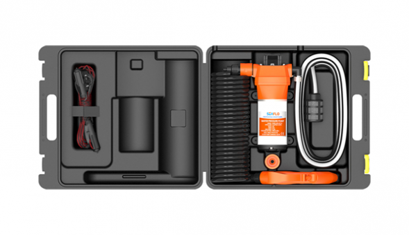 Комплект помывочный переносной, 12 В, 17л/мин SeaFlo