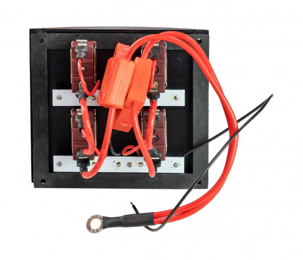 Панель бортового питания 4 переключателя, предохранители, индикация