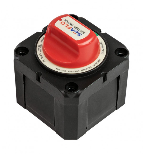 Выключатель массы "ON/OFF" 1 АКБ 300A, SeaFlo