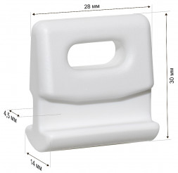 Ползун для грота 14 мм