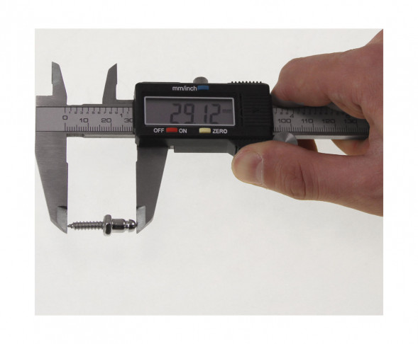 Ответная часть DOT для тентовой застежки на шурупе 15,88 мм, никелированная латунь