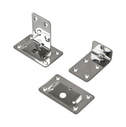 Комплект кронштейнов столешницы 86х52х70х2 мм, нержавеющий