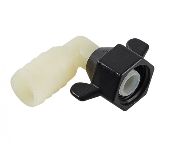 Фитинг Shurflo угловой резьба-&quot;елочка&quot; 1/2”-14 NPT(F)x3/4”