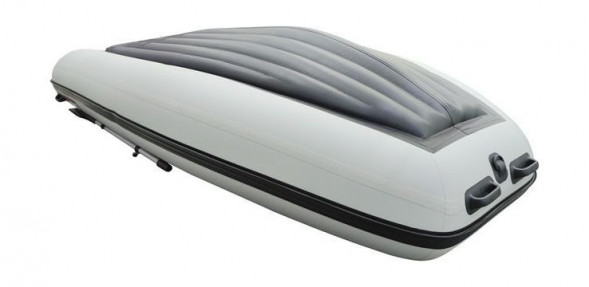 Надувная лодка ПВХ, Хантер 390 А НДНД, белый