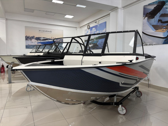 Моторная лодка, Триера 460 FISH_new, белый с Suzuki DF50ATL