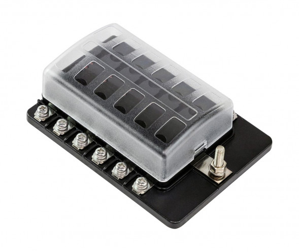 Блок на 12 предохранителей с индикацией исправности предохранителя, Marine Rocket