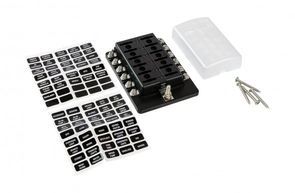 Блок на 12 предохранителей с индикацией исправности предохранителя, Marine Rocket