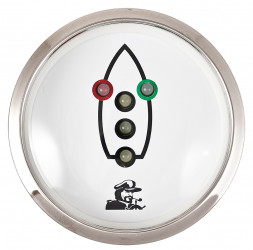 Индикатор включенных навигационных огней, &quot;Мореман&quot; белый циферблат