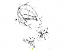 Адаптор для кожуха ПЛМ пластиковый ADAPTOR (Quicksilver)