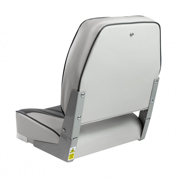 Кресло мягкое складное, обивка винил, цвет серый/угольный, Marine Rocket (упаковка из 2 шт.)