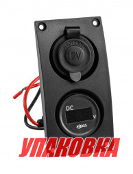 Панель с вольтметром и прикуривателем (упаковка из 5 шт.)