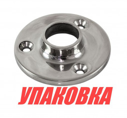 Основание стойки леера 1 (25.4 мм), 90 град, круглое под сварку (упаковка из 10 шт.)