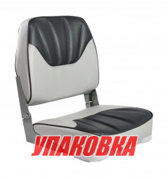 Кресло мягкое складное, обивка винил, цвет серый/угольный, Marine Rocket (упаковка из 4 шт.)