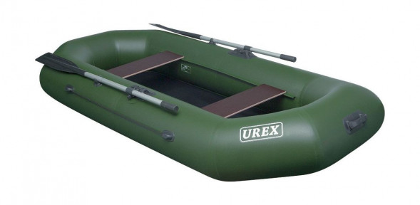 Надувная лодка ПВХ UREX 260У, зеленая
