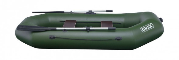 Надувная лодка ПВХ UREX 260У, зеленая