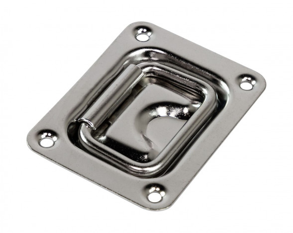 Ручка палубная потайная 76х57 мм, нержавеющая (упаковка из 50 шт.)