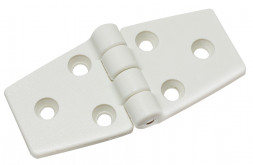 Петля пластиковая 76,2х35 мм, белая