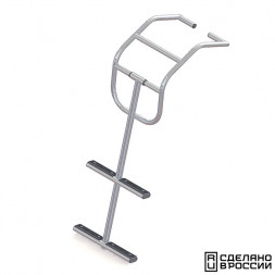 Трап дайверский для надувных лодок, 2 белых ступени (ширина 360 мм.)