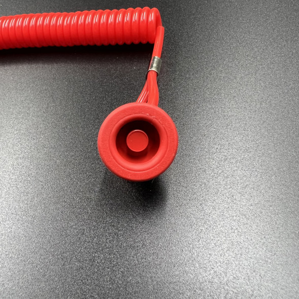 Шнур аварийного выключения с колпачком двигателя Yamaha VK540 (8H7-82552-01; 8H8-82552-09) (KINETIX)