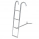 Трап телескопический носовой, 4 серых ступени (ширина 260 мм.)
