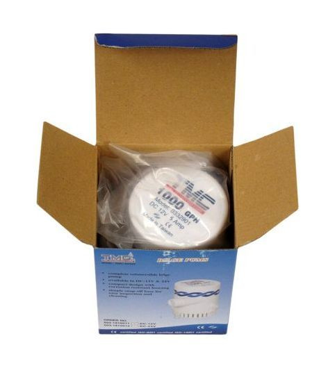 Помпа осушительная, 12 В, 1000GPH (3785 л/ч)